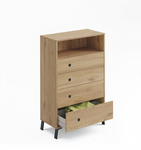 Cómoda de dormitorio en melamina - LONE
