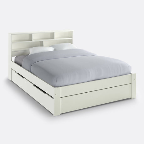 Cama de madera y melamina - DUVALLON