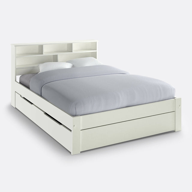 Cama de madera y melamina - DUVALLON