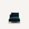 Chaise longue Azul pavo real - FRATELLI