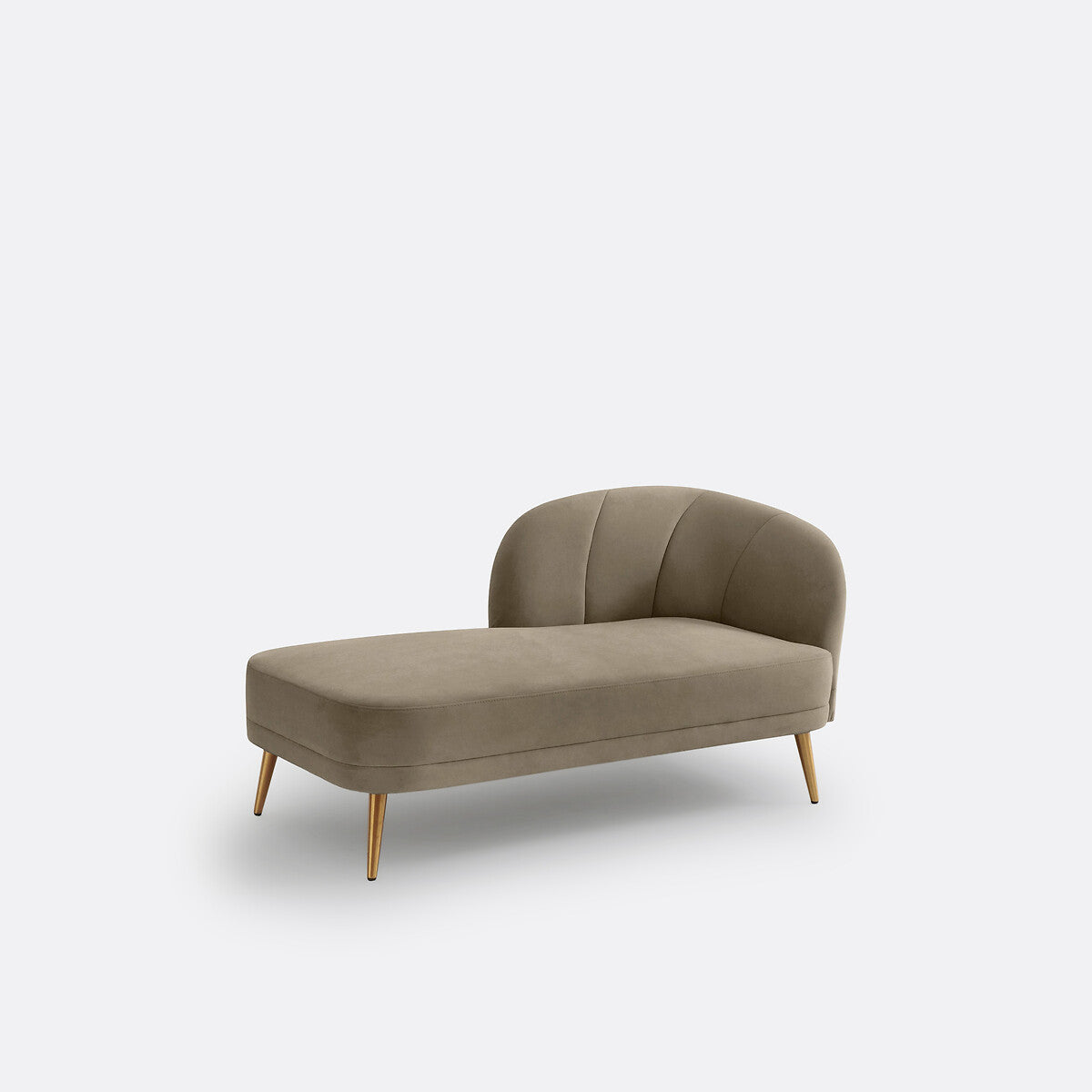 Chaise longue Marron grisaceo - GOIA