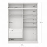 Closet standar de melamina - CORINA-FAMUZE