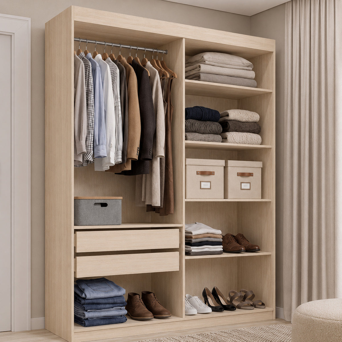 Closet standar de melamina - LINDSEY FAMUZE