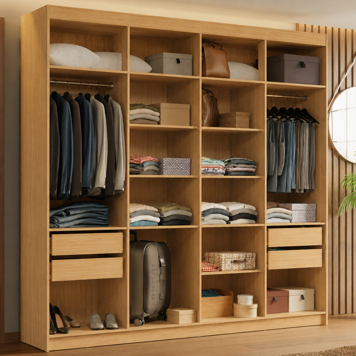 Closet standar de melamina - ZAYN - FAMUZE