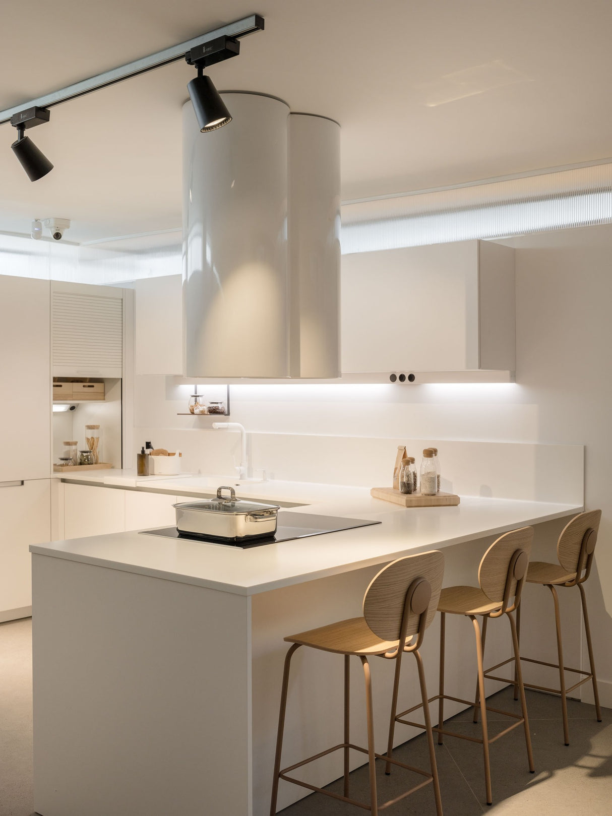 Cocina de melamina minimalista - LIA