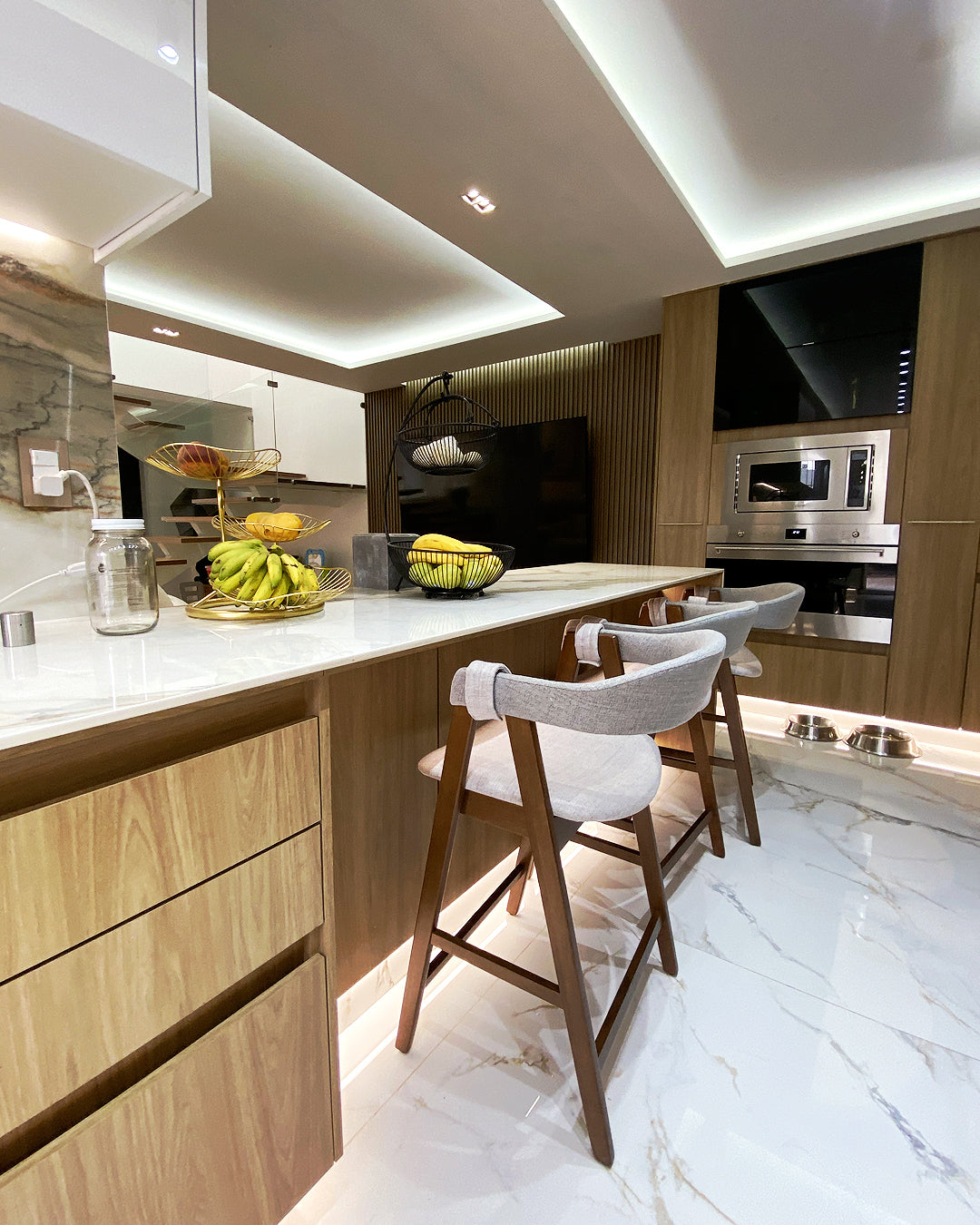 Cocina de Melamina + Isla 