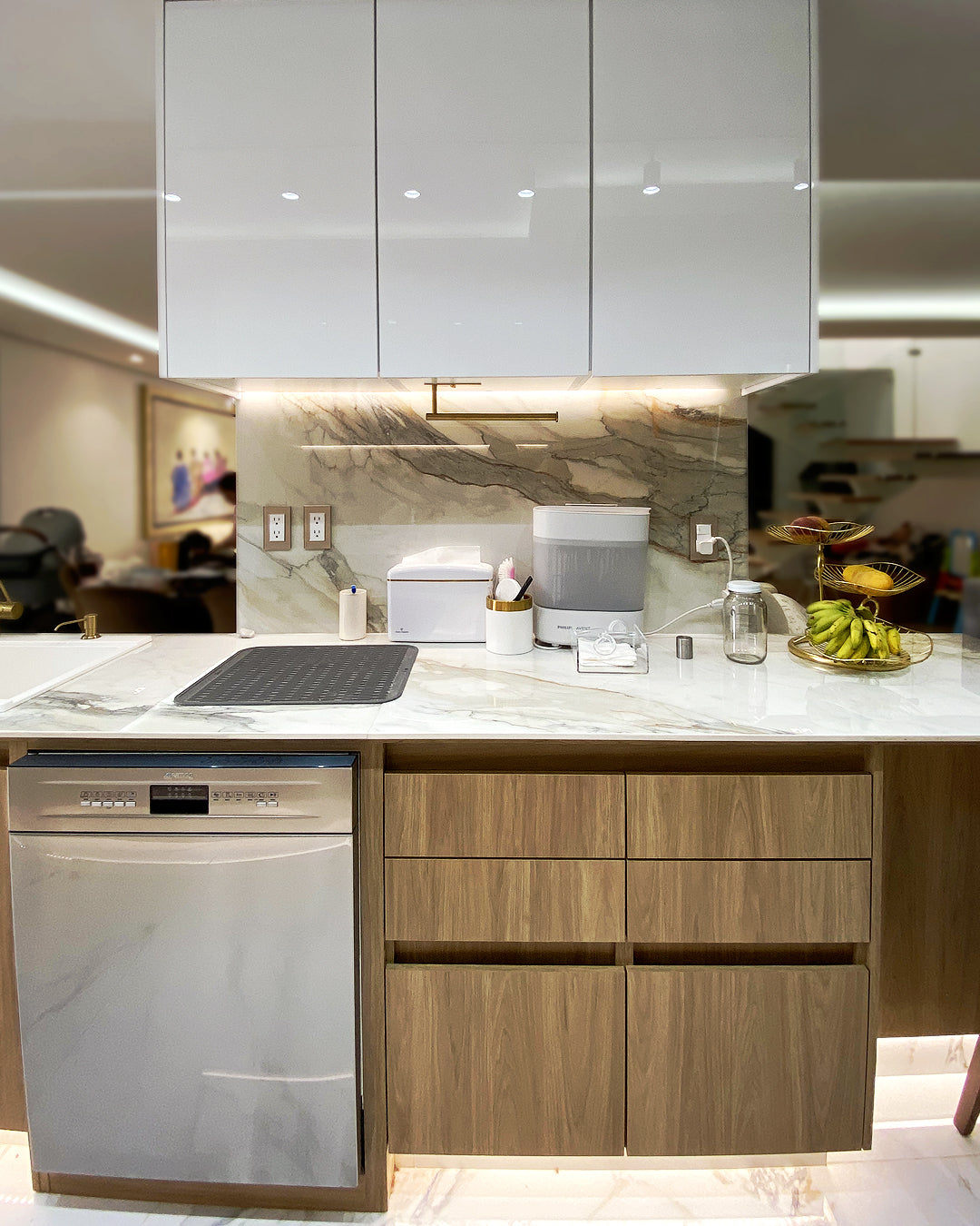 Cocina de Melamina + Isla 