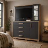 Comoda moderna de melamina - ATELIER - FAMUZE