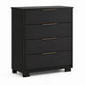 Comoda moderna de melamina - BLACK - FAMUZE