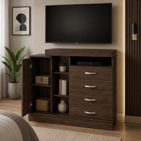Comoda moderno de melamina - NUDO -  FAMUZE