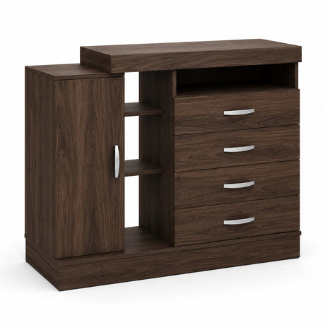 Comoda moderno de melamina - NUDO -  FAMUZE
