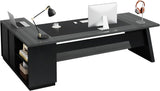 Escritorio Gerencial - LYON Gris con Negro