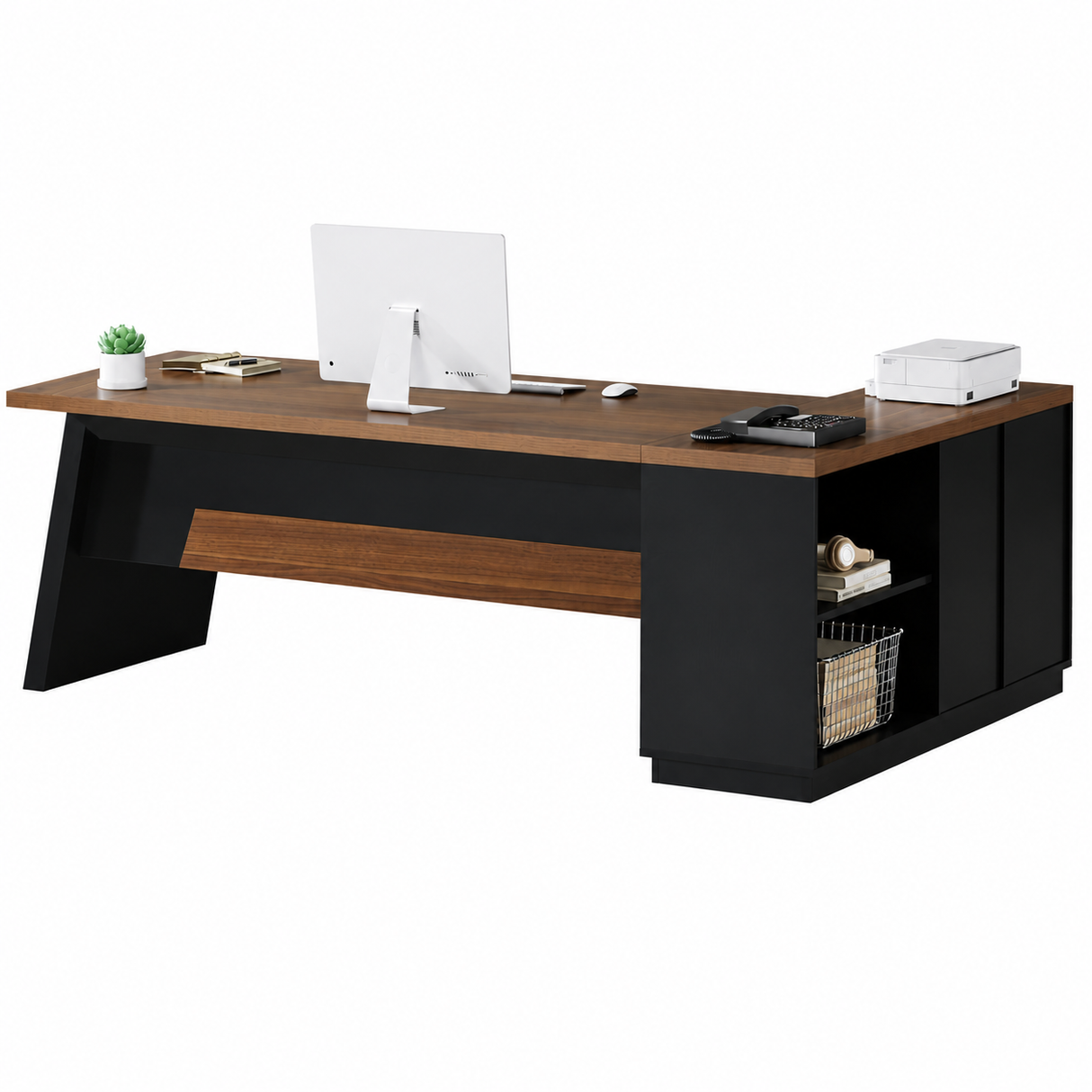 Escritorio Gerencial - LYON Panela con Negro