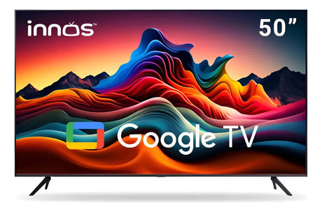 INNOS 50” Smart TV 4K QLED Google TV 2+64GB INNOS
