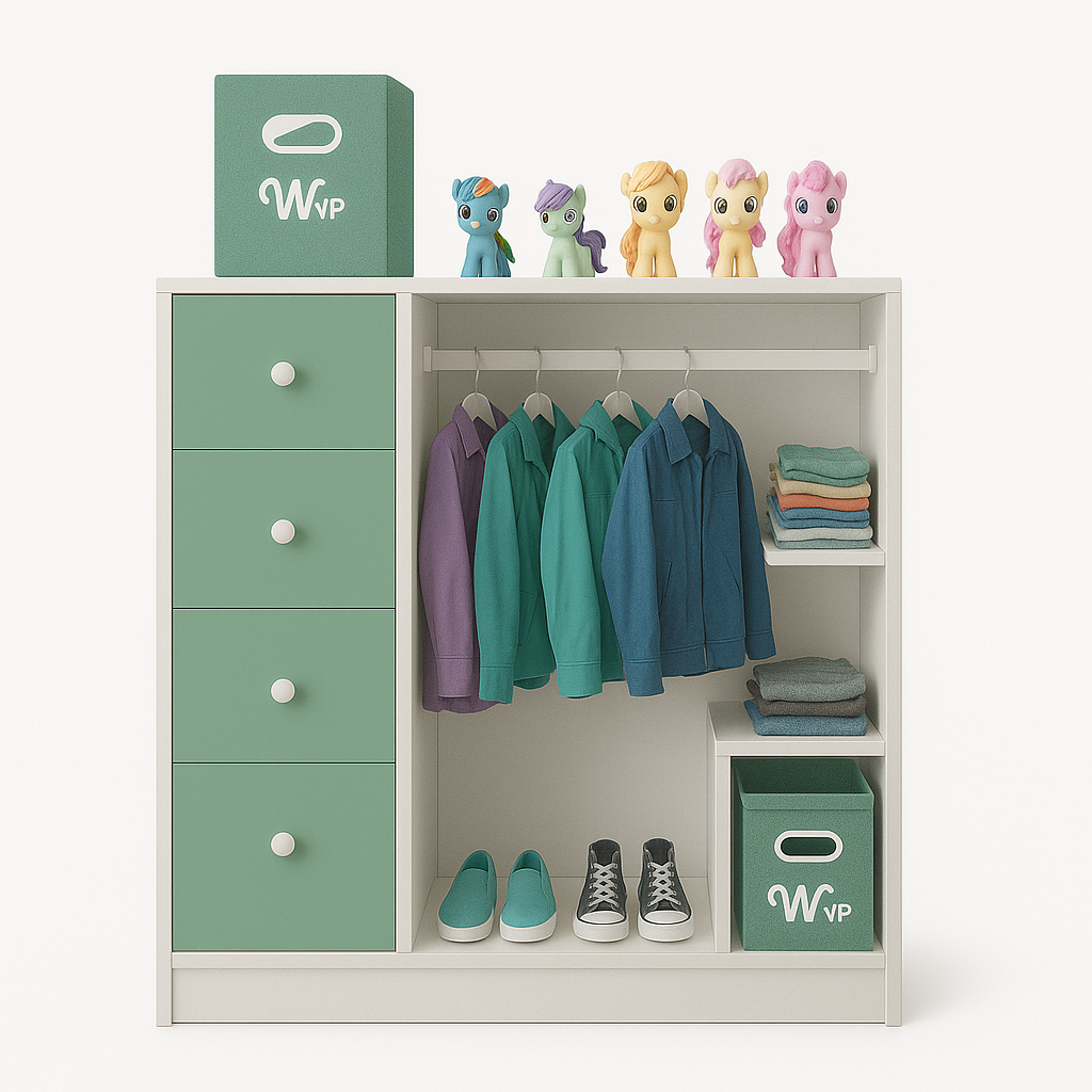 ropero de melamina - KIDS FAMUZE