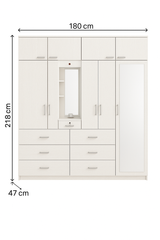 Ropero de melamina - LUXURY FAMUZE