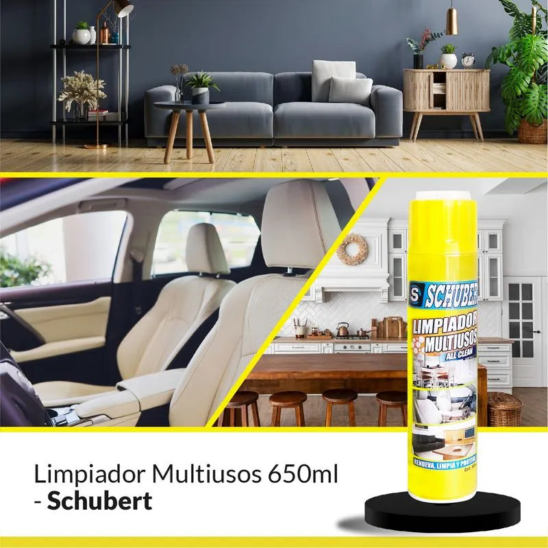 Limpiador Multiuso para muebles telas y cueros  Schubert 650ml