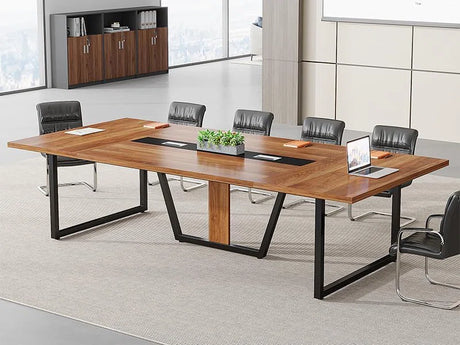 Mesa de Directorio con base metálico - MARANELLO