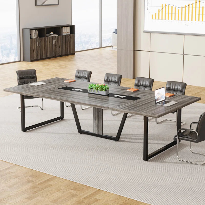 Mesa de Directorio con base metálico - MARANELLO