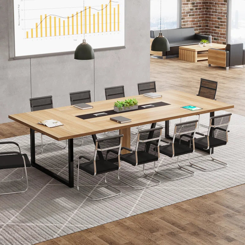 Mesa de Directorio con base metálico - MARANELLO
