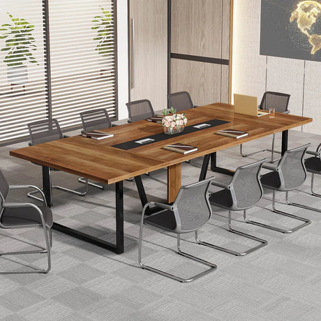 Mesa de Directorio con base metálico - MARANELLO