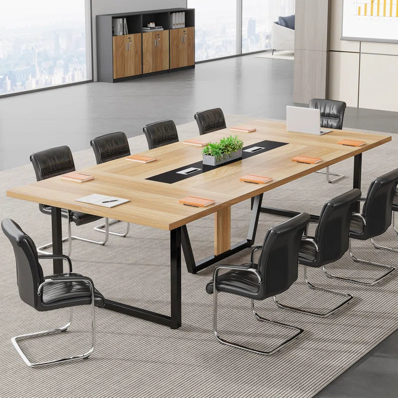 Mesa de Directorio con base metálico - MARANELLO