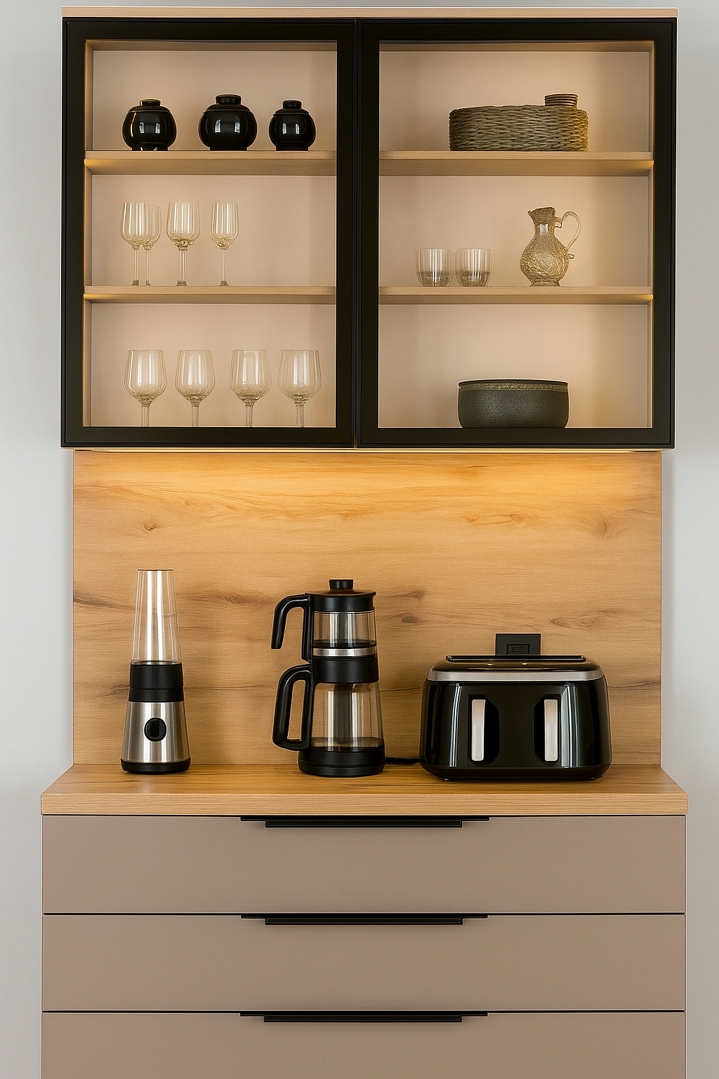 Mueble Bar Modernos con Luz LED - ELITE