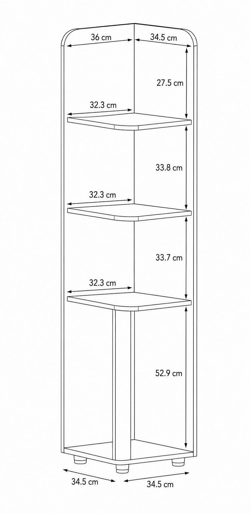 Mueble organizador moderno - LITA - FAMUZE