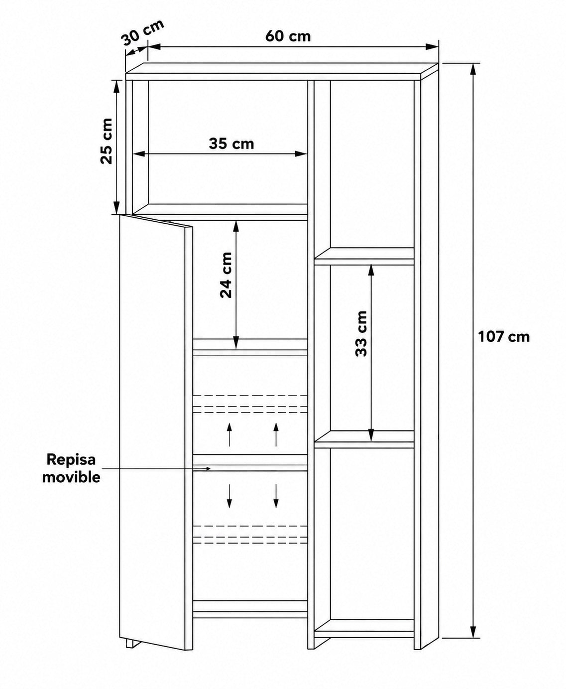 Mueble organizador para cocina - MARIAN - FAMUZE