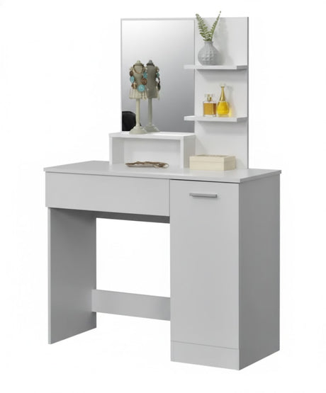 Tocador Moderno con  Espejo –  OLIVIA FAMUZE