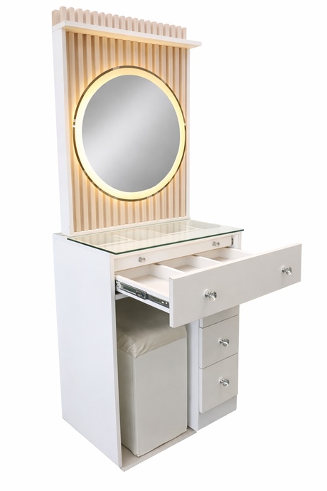 Tocador Moderno con espejo  –  PRINCESS FAMUZE