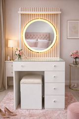Tocador Moderno con espejo  –  PRINCESS FAMUZE