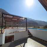 Pérgola de madera y pvc - YANN
