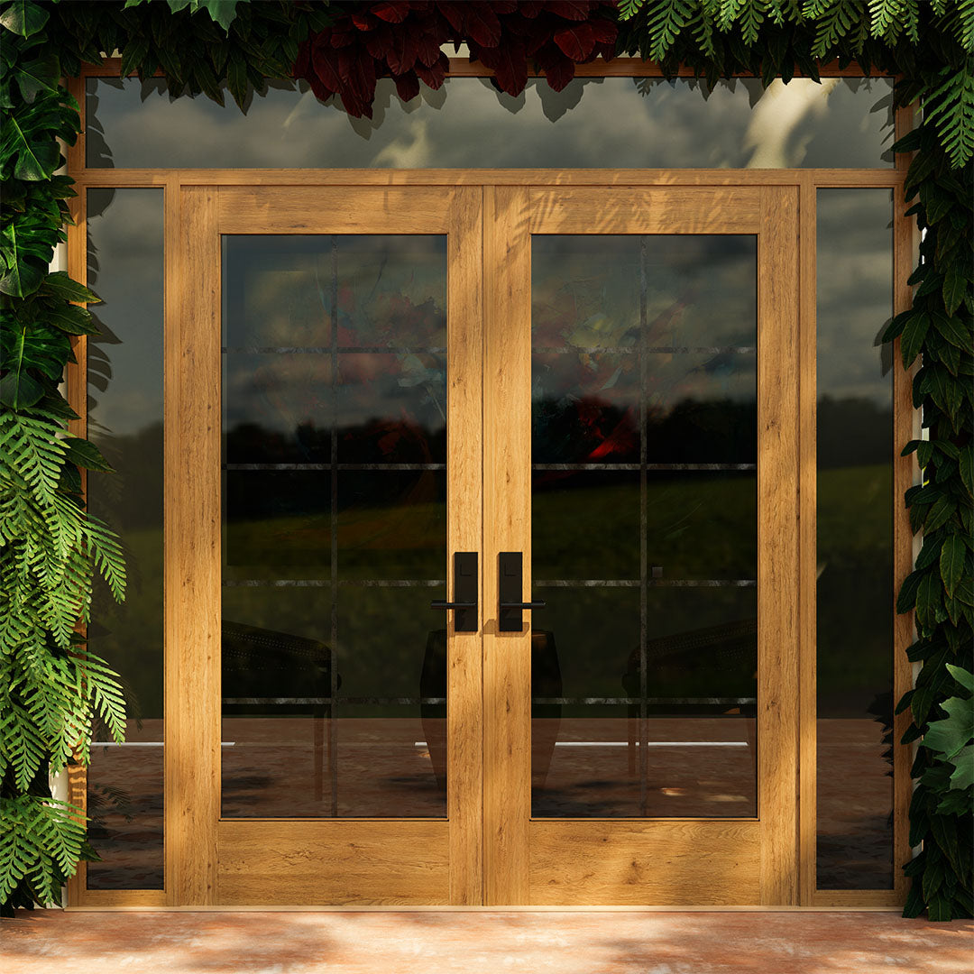 Puerta para exterior de madera - AMATO