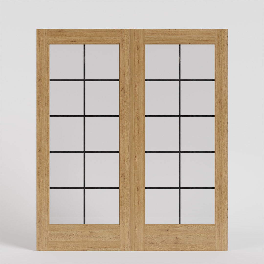 Puerta para exterior de madera - AMATO
