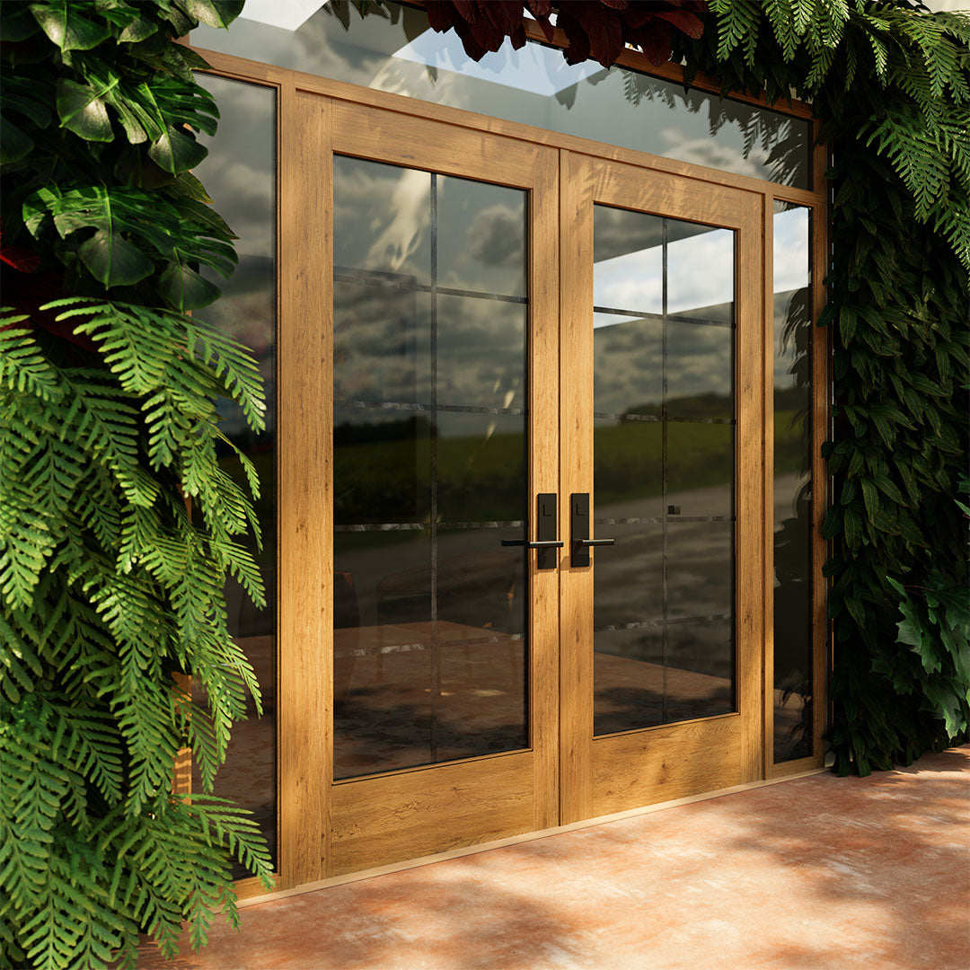 Puerta para exterior de madera - AMATO