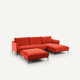 Puff Rojo cinabrio - FRATELLI 