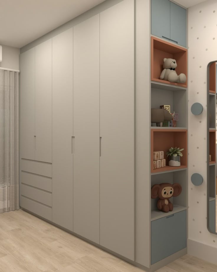 Closets de melamina para cuarto infantil - RADCLIFFE FAMUZE