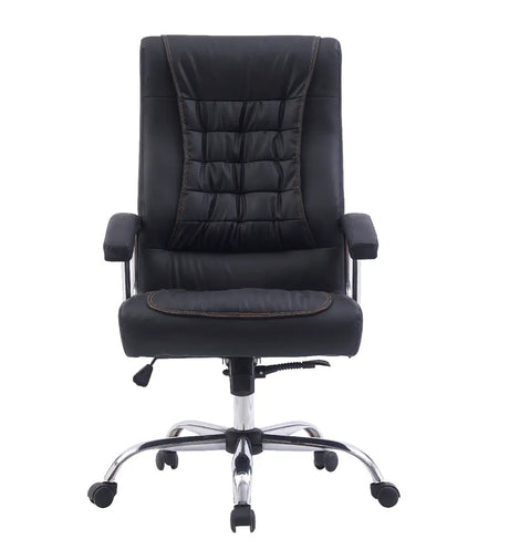 Silla Giratoria Presidencial Ergonómica Hilos Dorados RTA-2024 VENSO