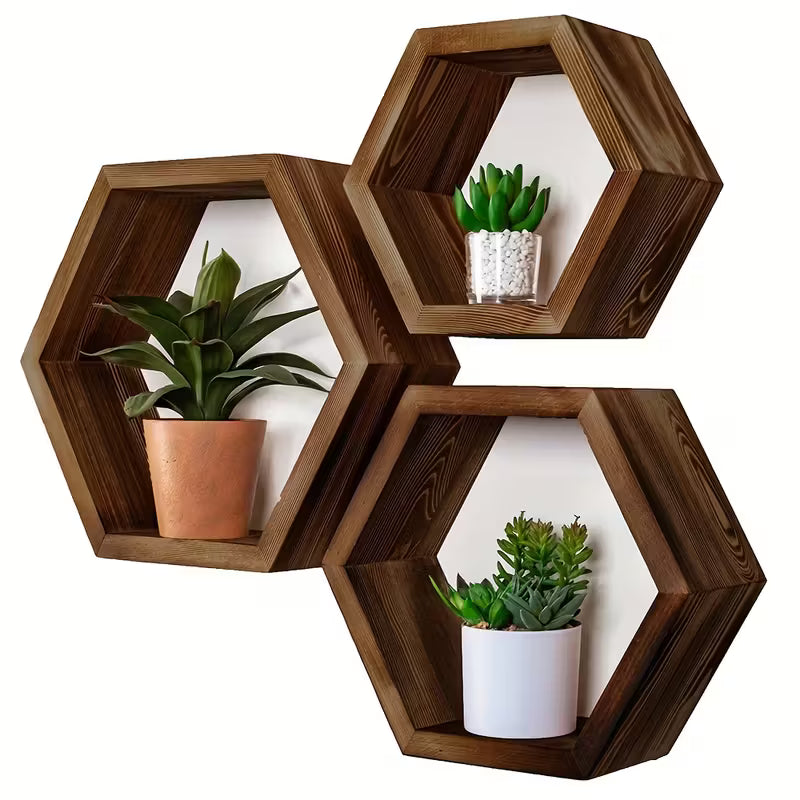 Repisa Hexagonal Flotante