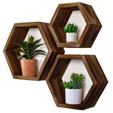 Repisa Hexagonal Flotante
