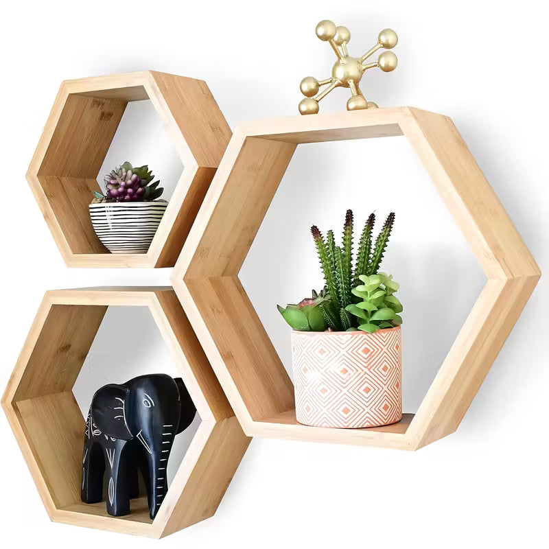 Repisa Hexagonal Flotante