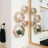 Repisa Hexagonal Flotante
