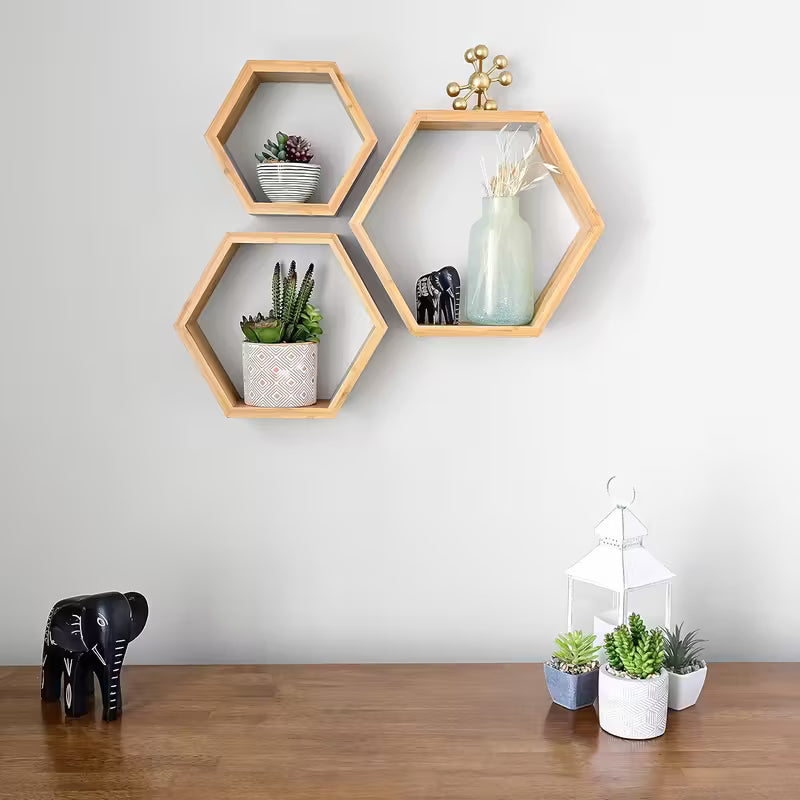 Repisa Hexagonal Flotante