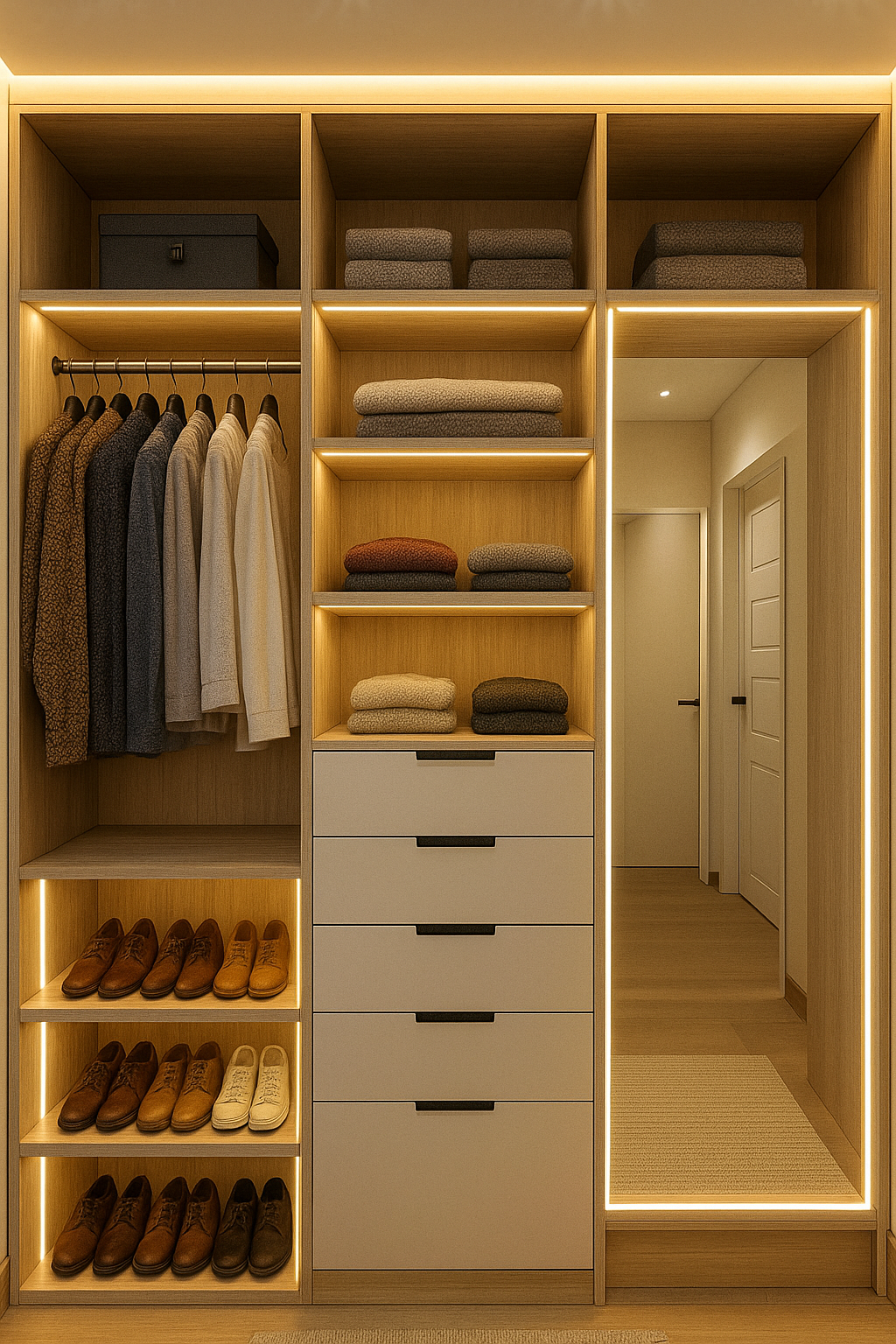 Closet standar de melamina - SALEM FAMUZE