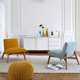 Sillon Verde almendra - CAIUS