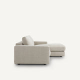 Sofá seccional Beige - HARWIN 