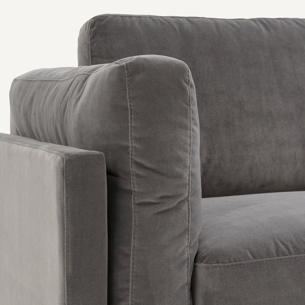 Sofa 2, 3, 4 plazas Gris marron claro- LYANNA 