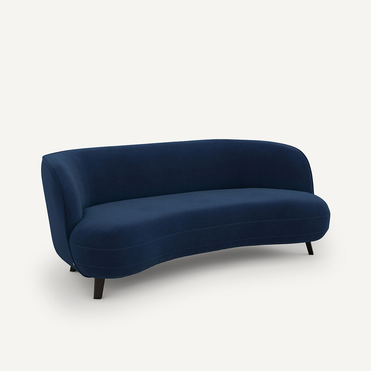 Sofa de 3P Azul Oscuro- BEESBURY 