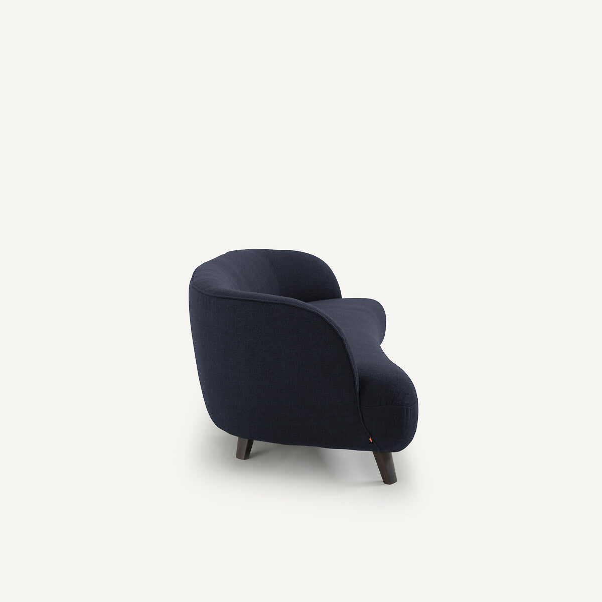 Sofa de 3P Azul oscuro opaco- BEESBURY 